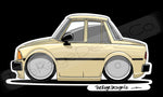 Sticker - Mazda 626 Sedan Beige