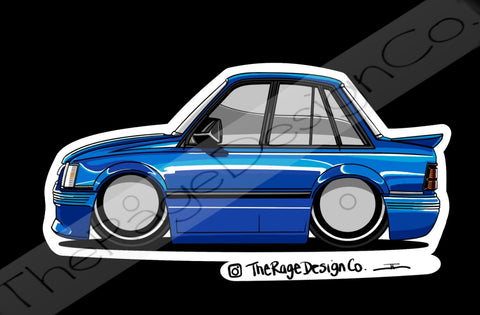 STICKER - VK SS COMMODORE BLUE