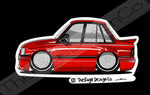 STICKERS - VK SS COMMODORE RED