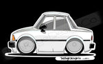 Sticker - Mazda 626 Sedan White